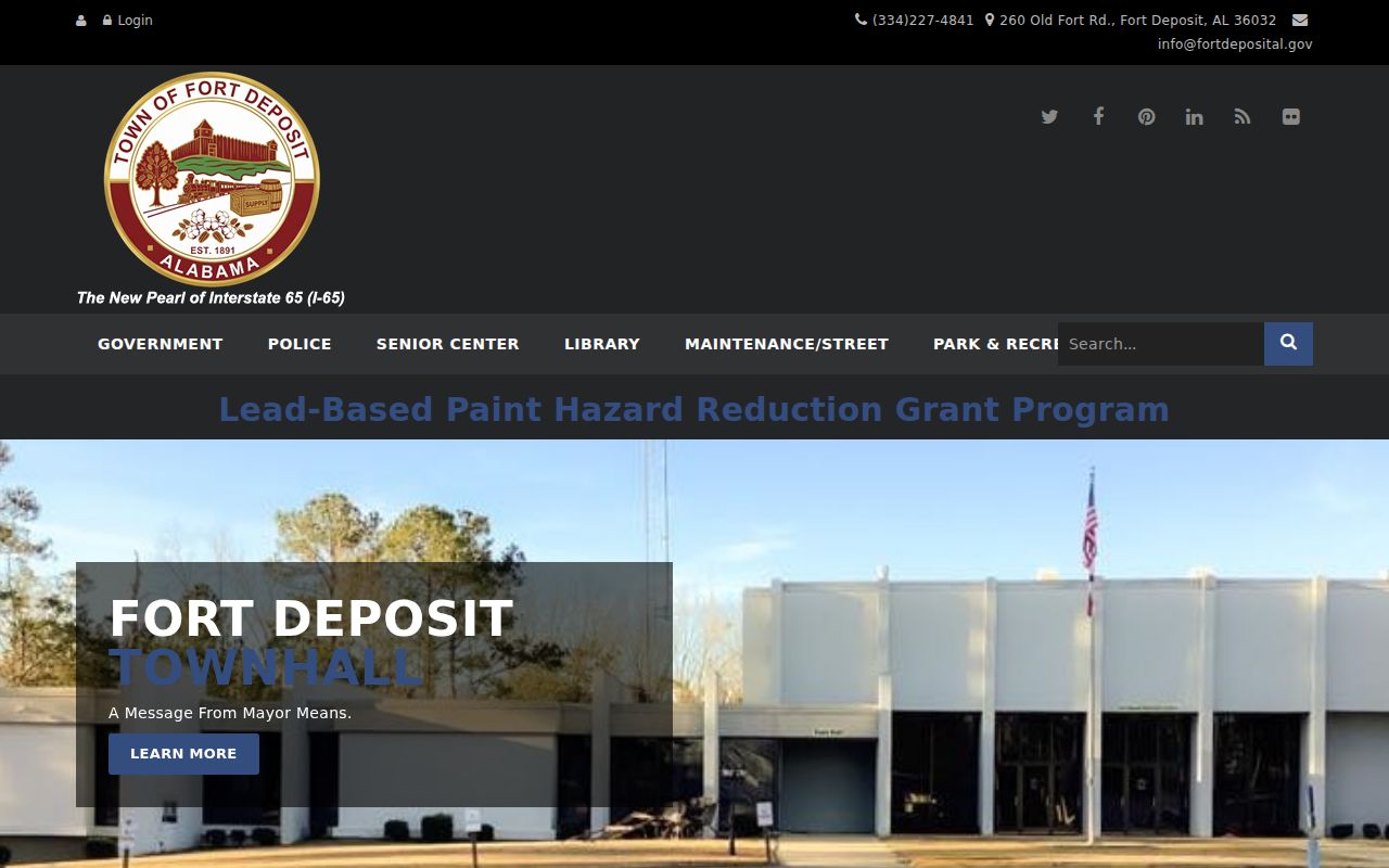 Fort Deposit court docket town government contact source